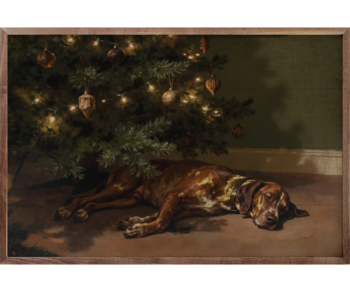 Kendrick Home Hound Under The Christmas Tree