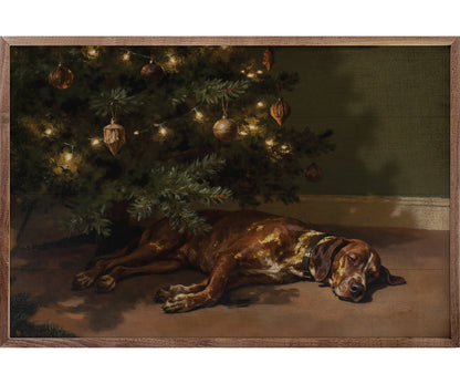 Kendrick Home Hound Under The Christmas Tree