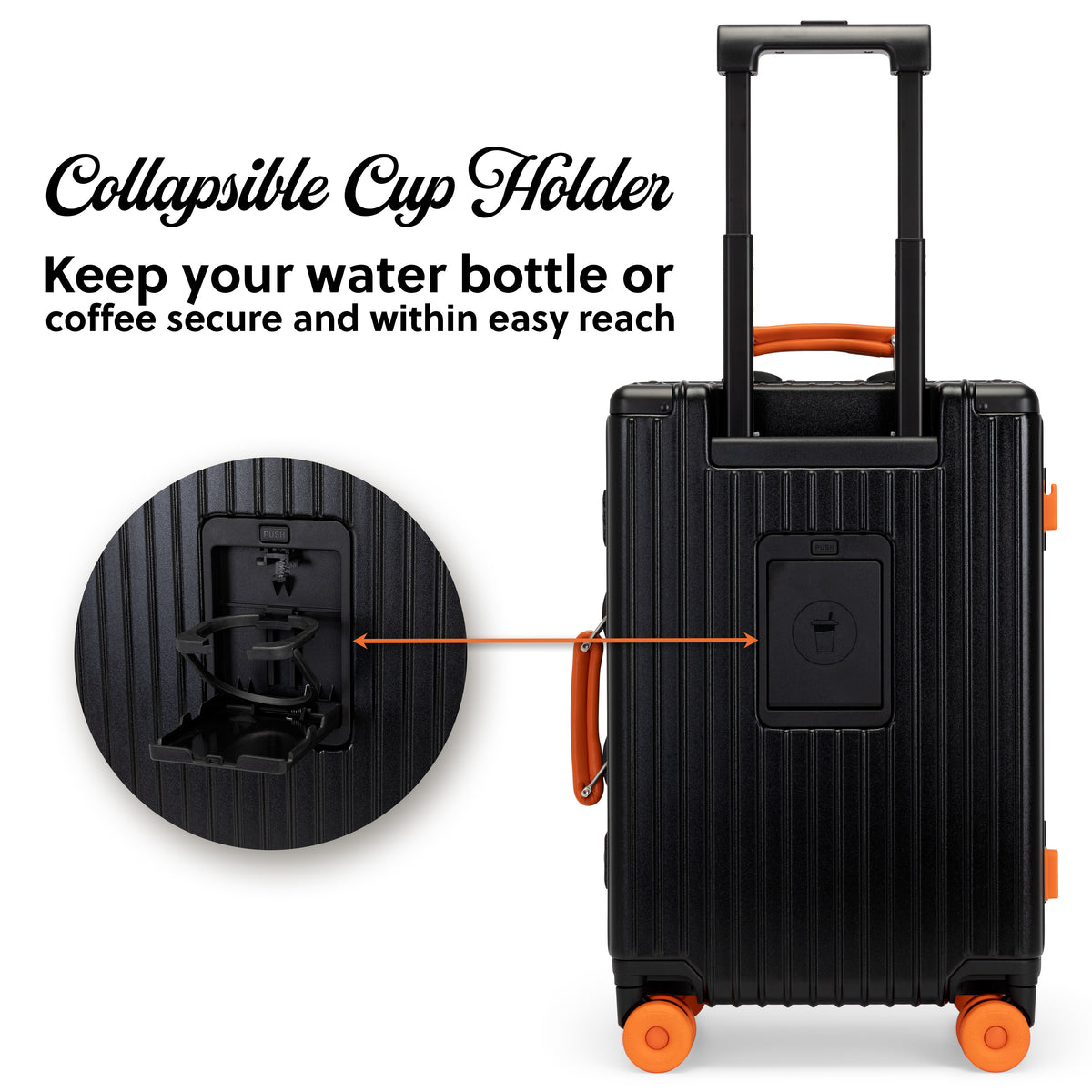 Black with Orange accents-
