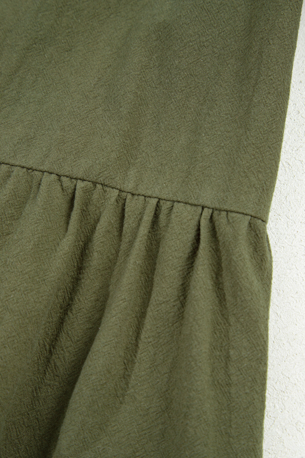 Threaded Pear Catherine Ruffle Hem Mini PLUS Dress