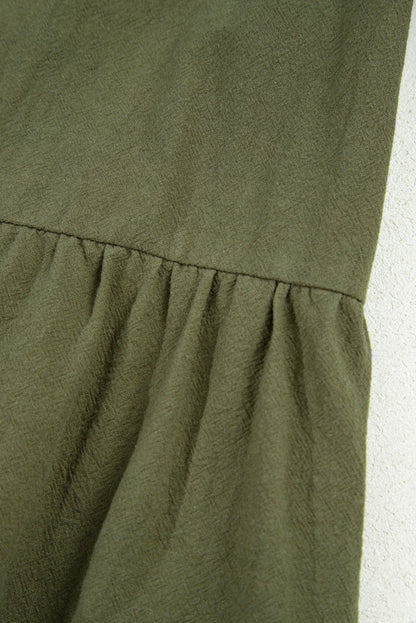 Threaded Pear Catherine Ruffle Hem Mini PLUS Dress