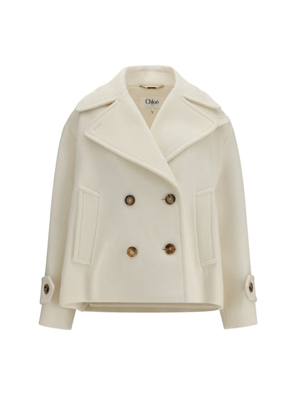 Short Coat Eden White