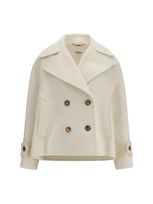 Short Coat Eden White