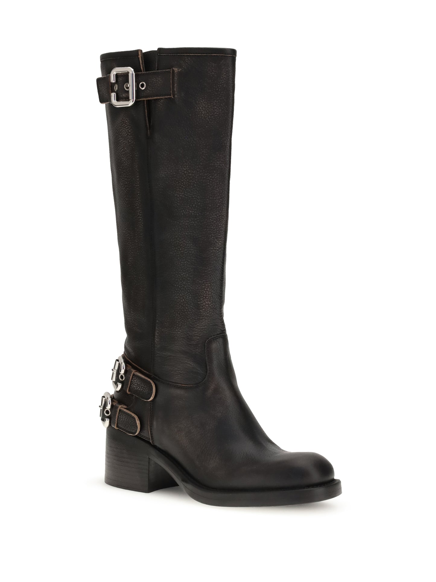 Boots Dakota Black Calfskin