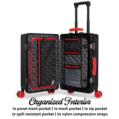 Black with Red accents-