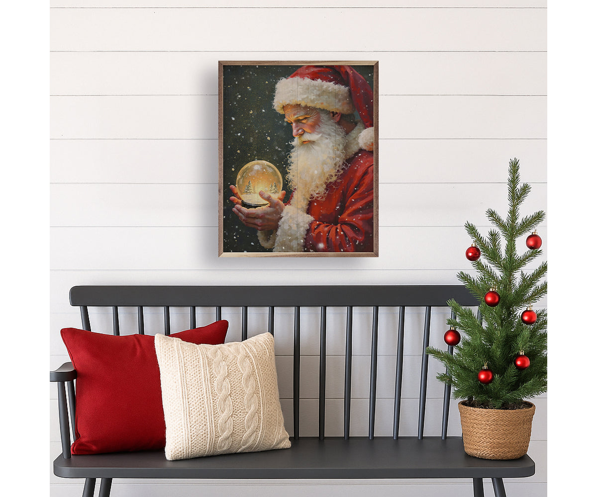 Kendrick Home Santa With Snowglobe