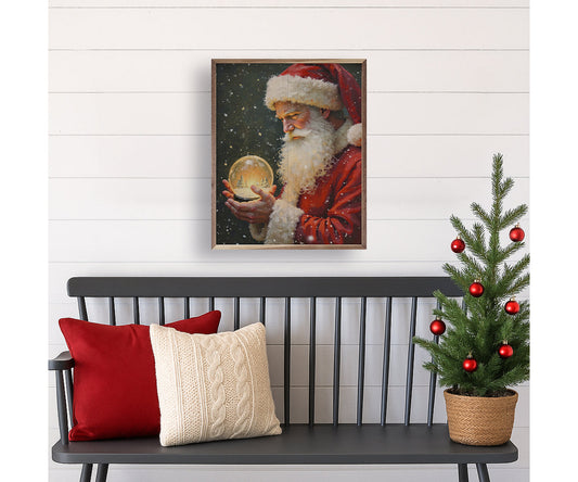 Kendrick Home Santa With Snowglobe
