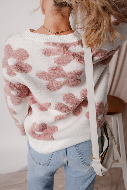 Threaded Pear Aria Drop Shoulder Loose Sweater