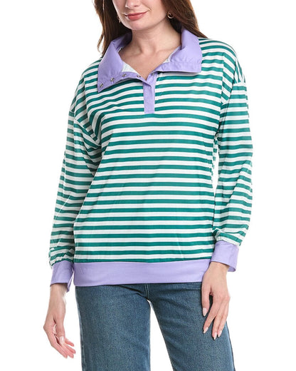 PURPLE/GREEN STRIPE-