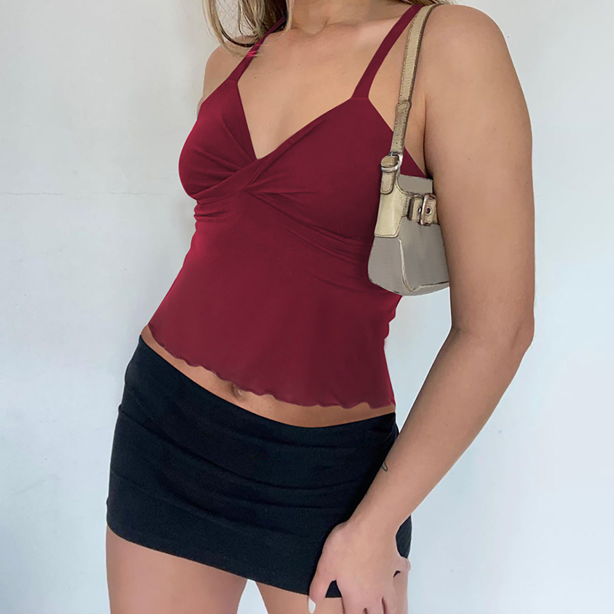 🎀 Women's Bow Camisole Backless Tank – Waist-Defining Elegance