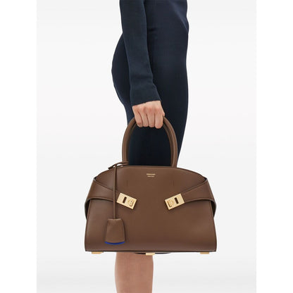 Gancini Leather Tote