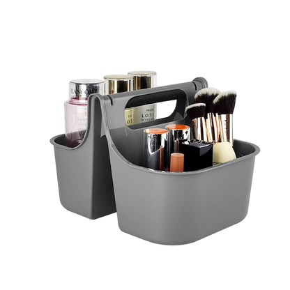Portable Shower Caddy Bathroom Organizer Basket, Perfect Size for Dorm/College, Plastic Bath Tote, Dries Quickly with Drainage Holes