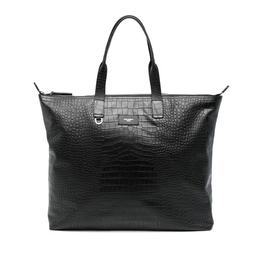 Bum Bag Calf Leather Black