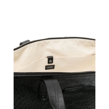 Bum Bag Calf Leather Black