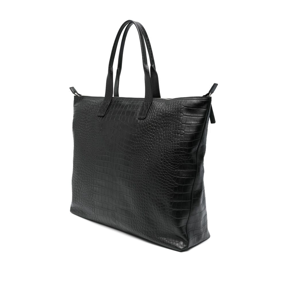 Bum Bag Calf Leather Black