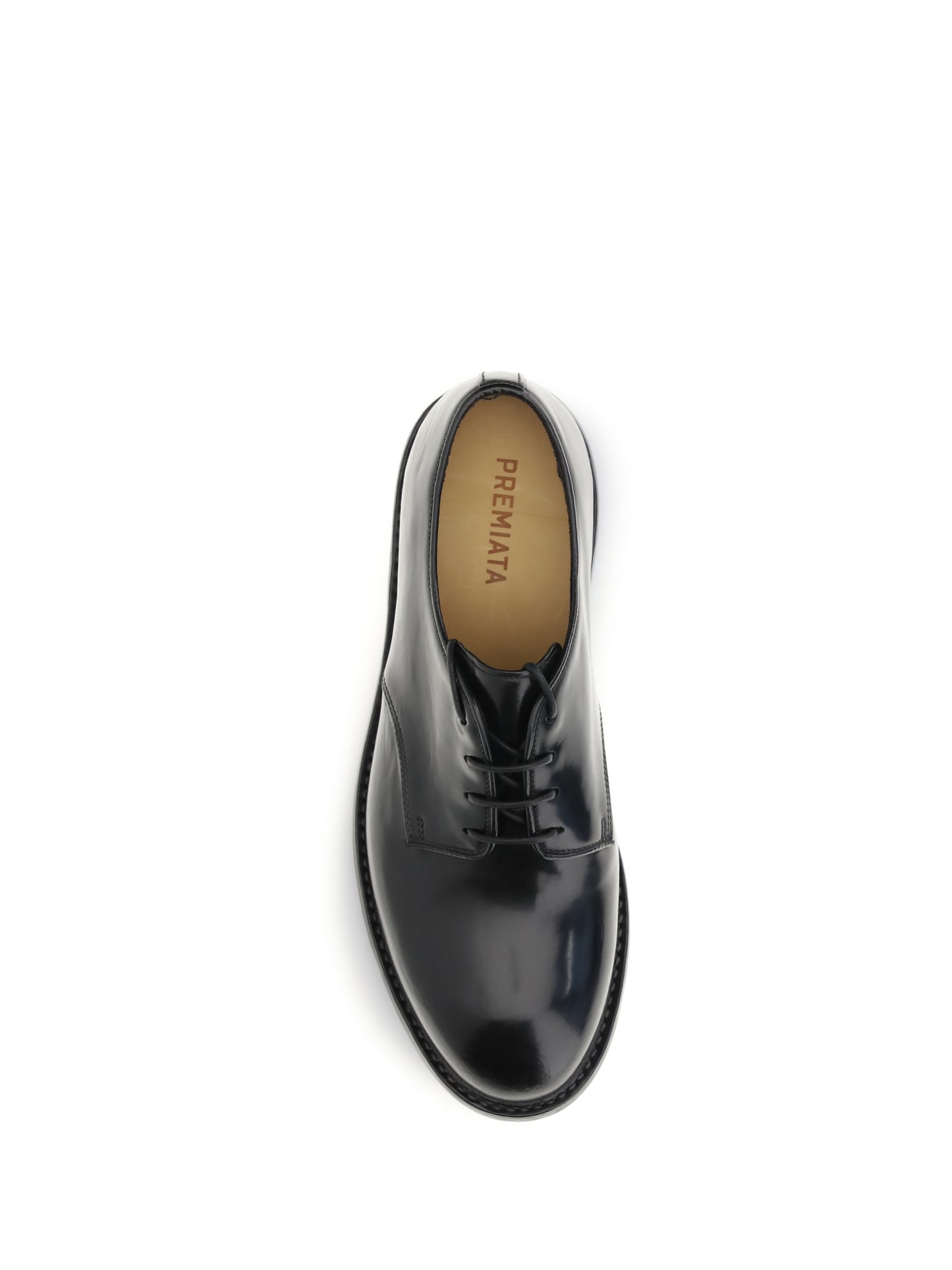 Lace-Up Shoes Black Leather
