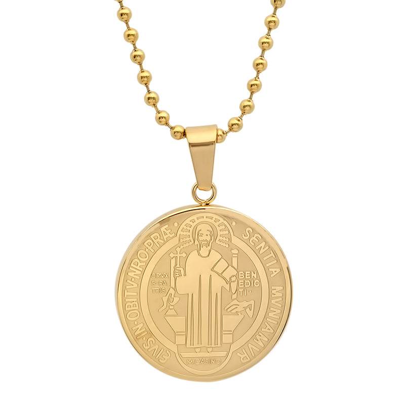 Ladies Stainless Steel Religious Necklace