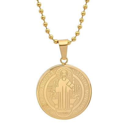 Ladies Stainless Steel Religious Necklace