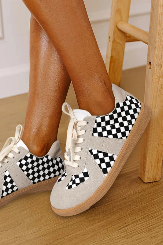 Threaded Pear Avery Up Flat Leatherette Shoes