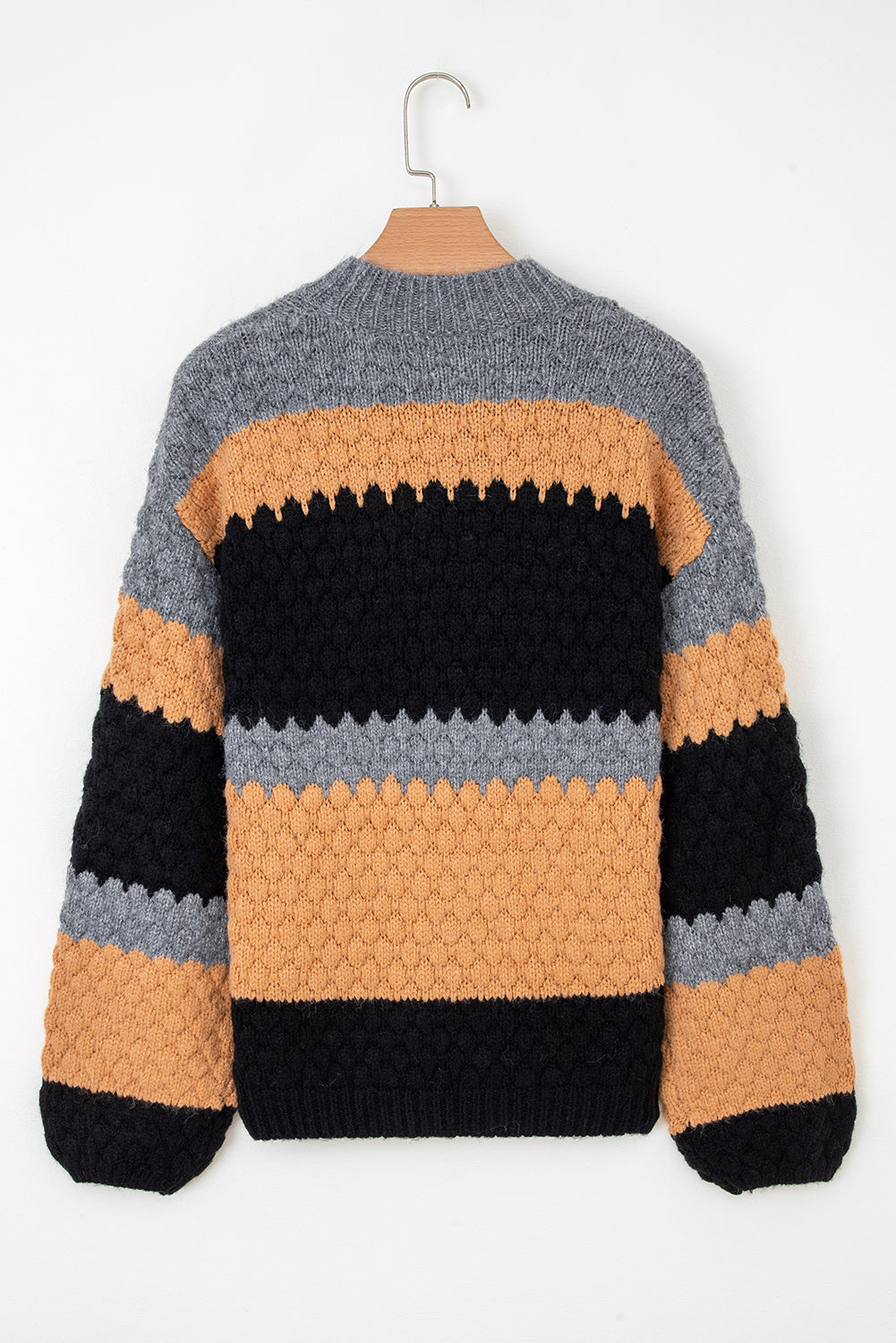 Threaded Pear Abigail Block High Baggy Sweater