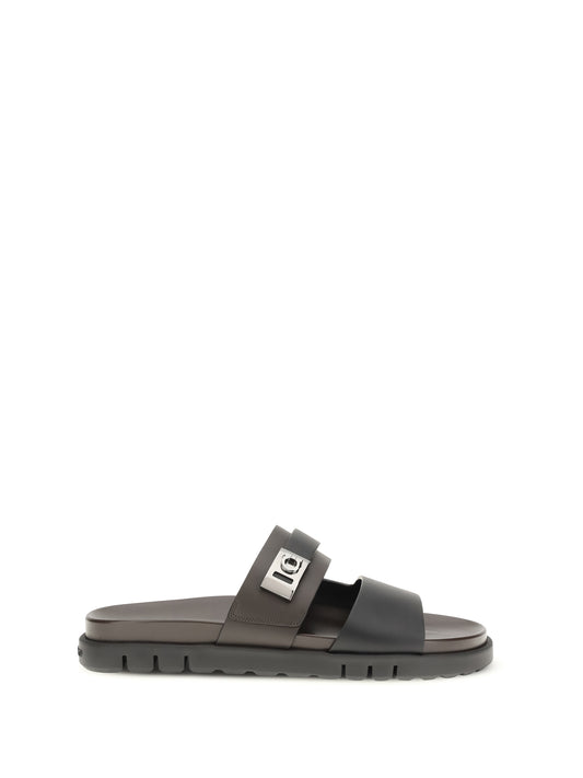 Sandals Double-Strap Leather