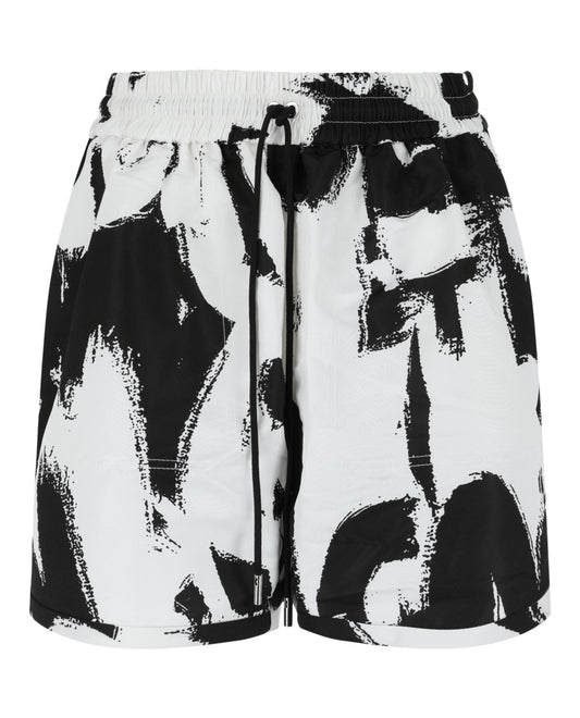 Alexander McQueen Graffiti Print Shorts