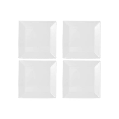Jay Companies Kingsley White 12-Piece Dinner Set