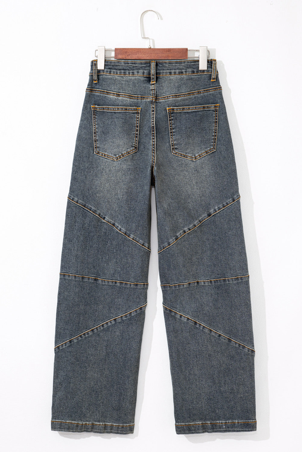 Threaded Pear Alaya Straight High Waist Jeans