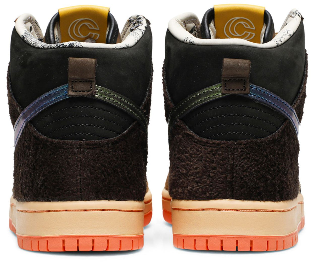 Nike Men's SB Dunk High - Concepts Turdunken - Brown/Blue-Orange