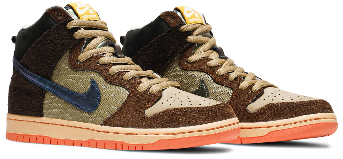 Nike Men's SB Dunk High - Concepts Turdunken - Brown/Blue-Orange