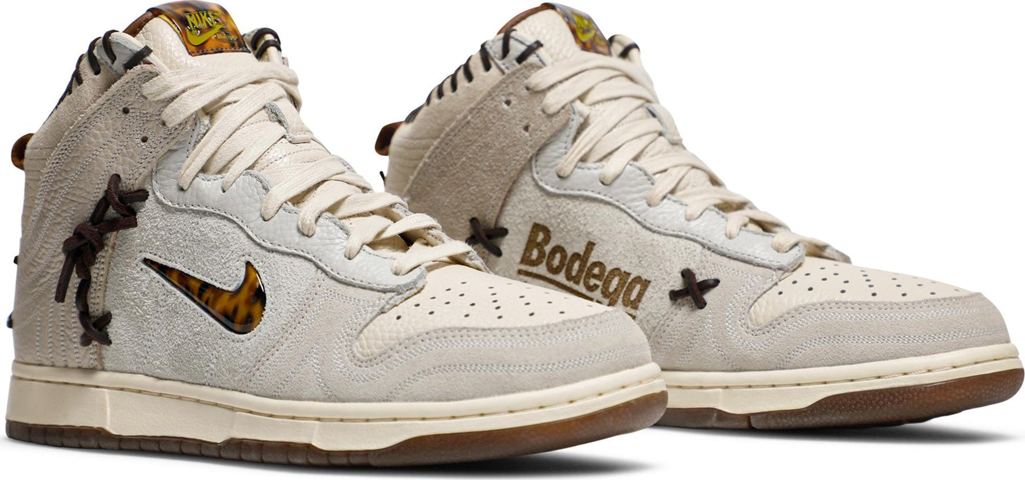 nike dunk high bodega sail multi