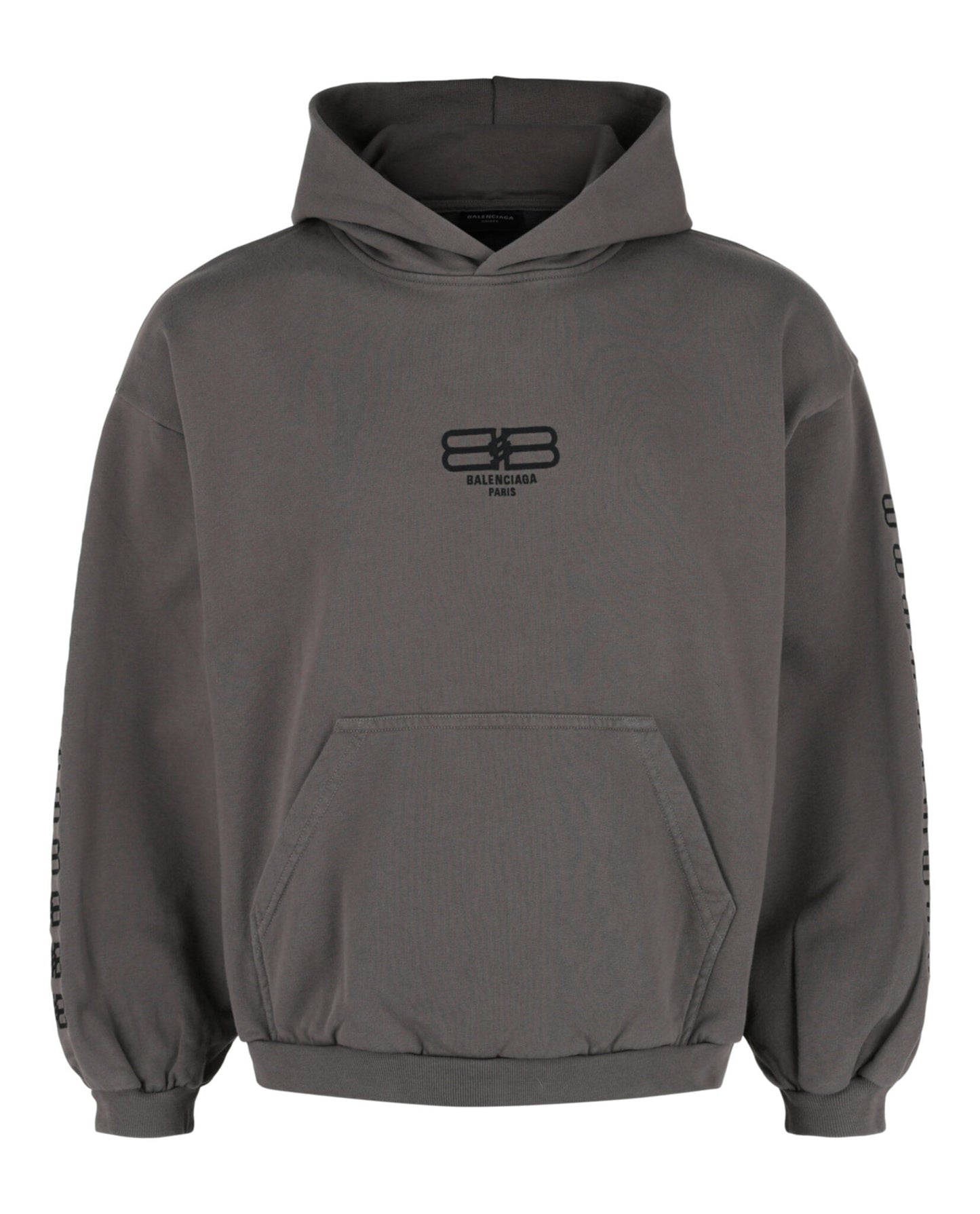 Balenciaga Embroidered Cotton Hoodie