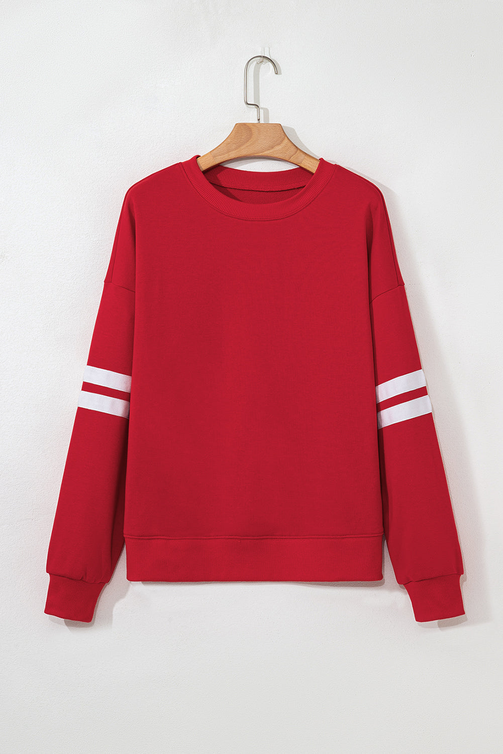 Threaded Pear Lennon Varsity Striped Oversized Sweatshirt