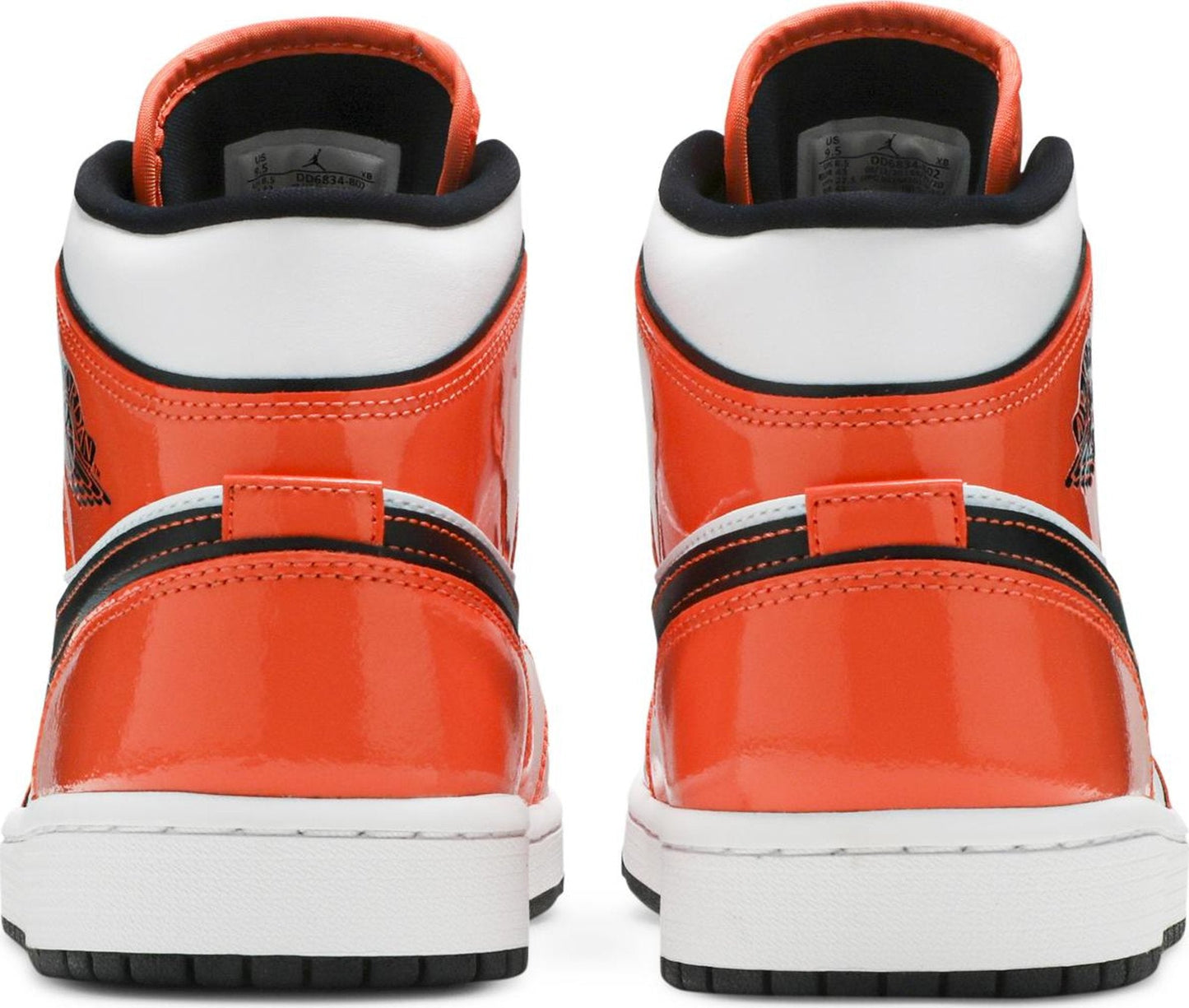 Air Jordan Men's Retro1 Mid Se 'Turf Orange' Sneakers