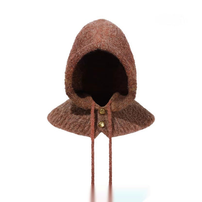 Women’s Tie-Dye Balaclava Hat – Warm Ear-Protecting Hat & Scarf in One