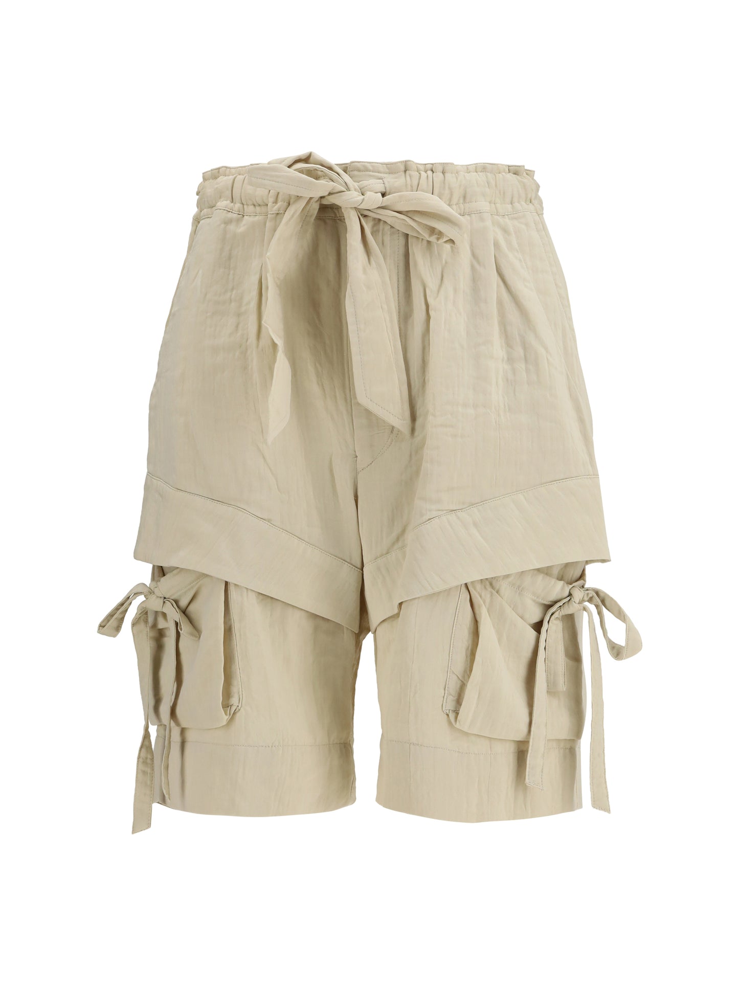 Shorts Viscose Cotton Ecru