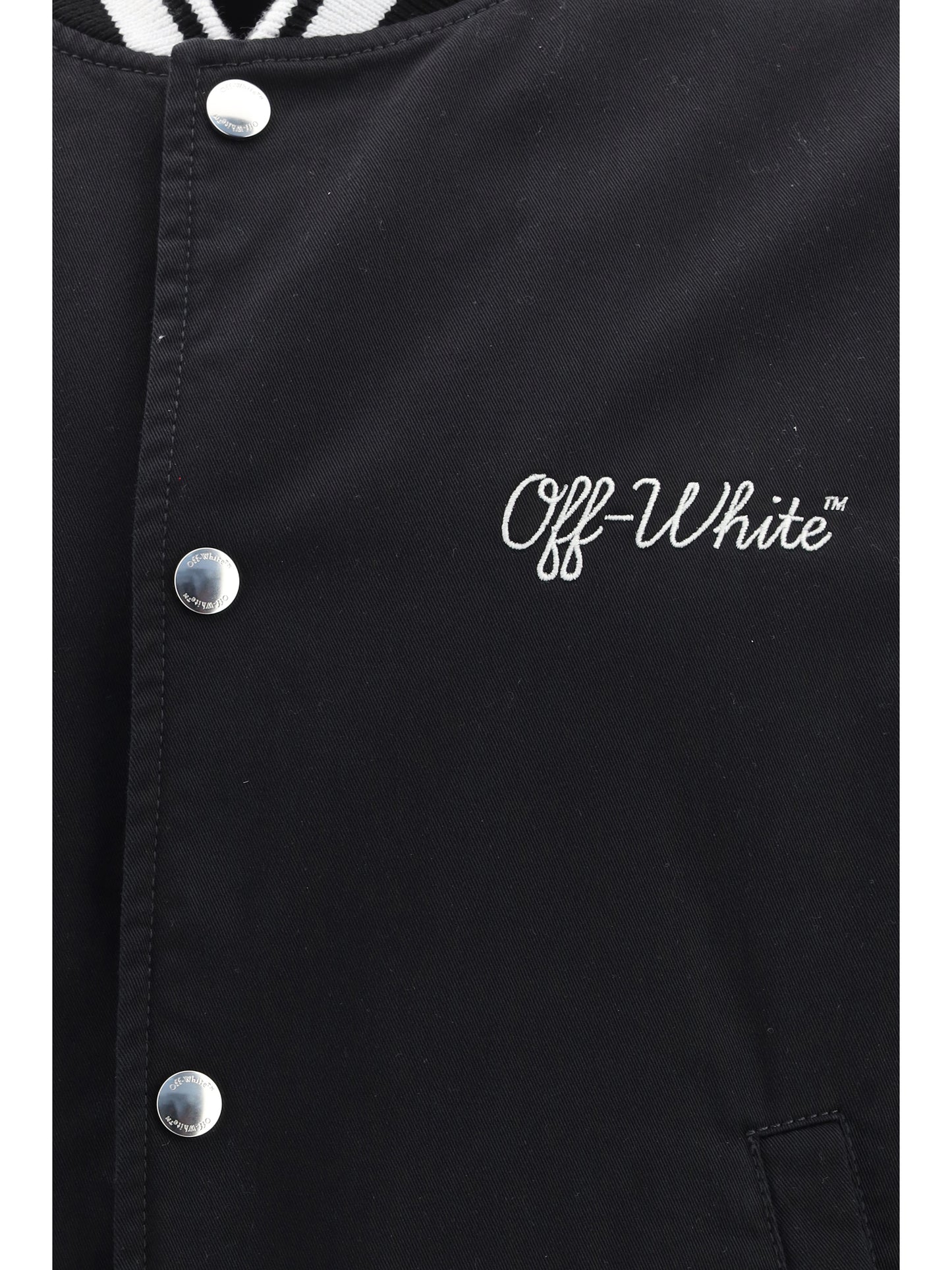 Varsity Jacket Script Cotgab Black/White