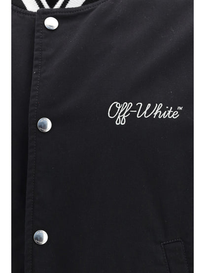 Varsity Jacket Script Cotgab Black/White