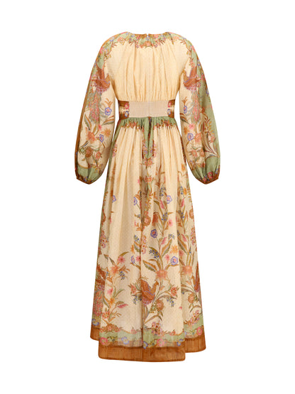 Maxi Dress Indra Cream Khaki