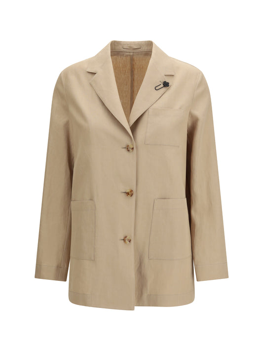 Jacket Wool-Cotton Beige