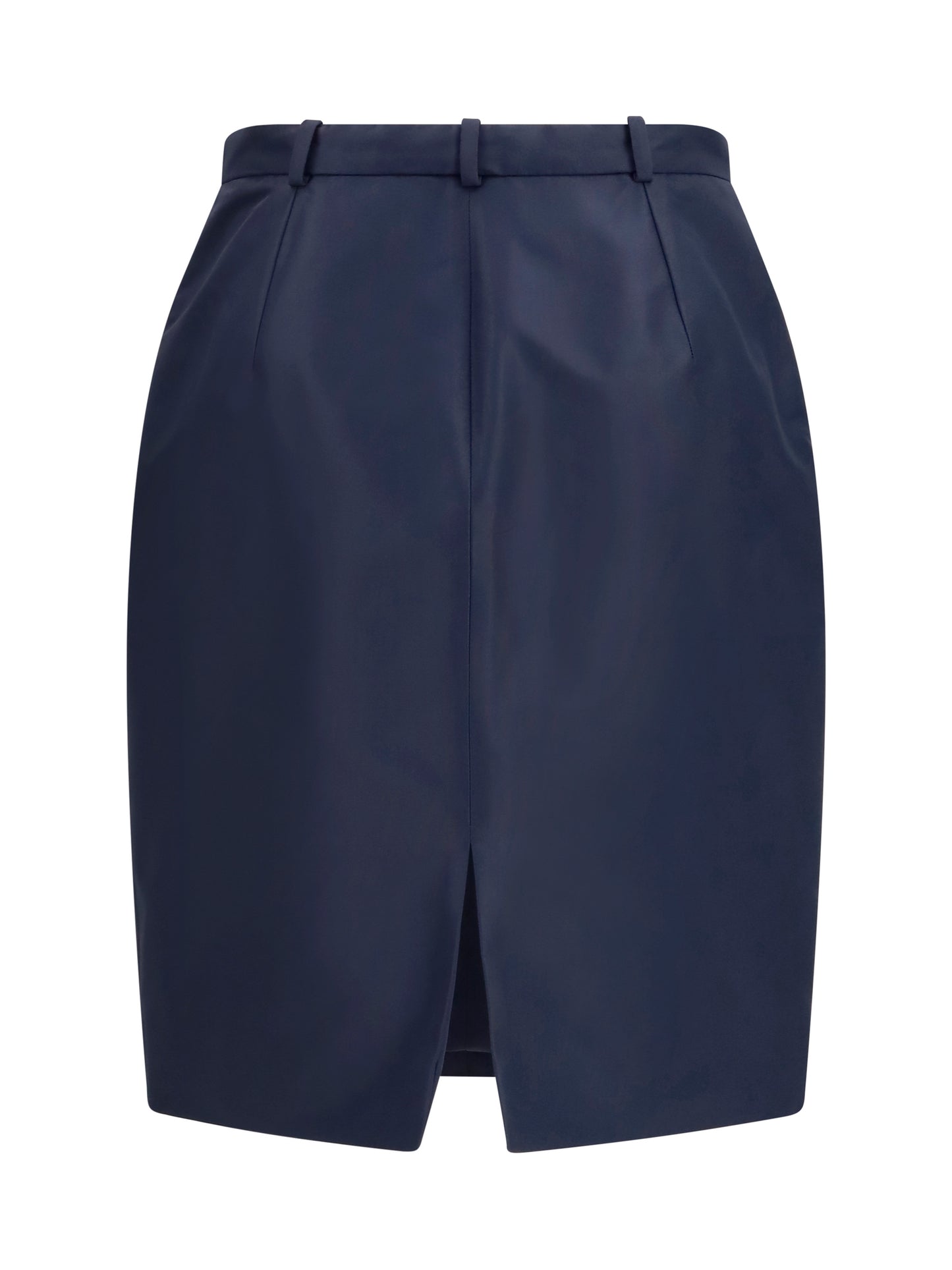 Skirt Silk Faille Ink