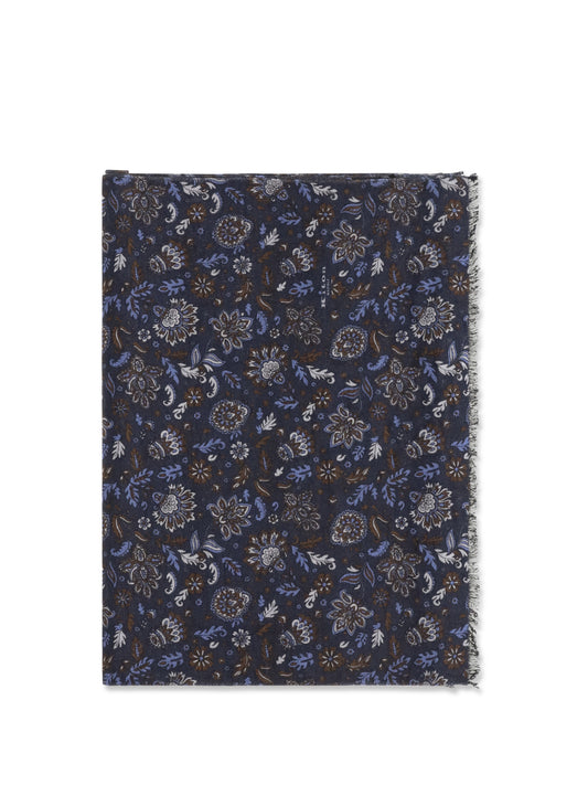 Scarf Paisley Multicolour Silk
