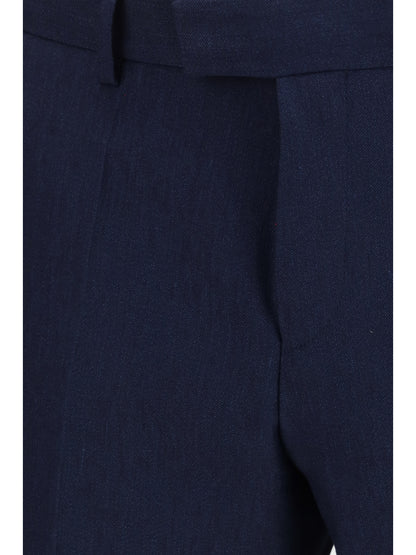 Suit Linen-Mohair Dark Blue