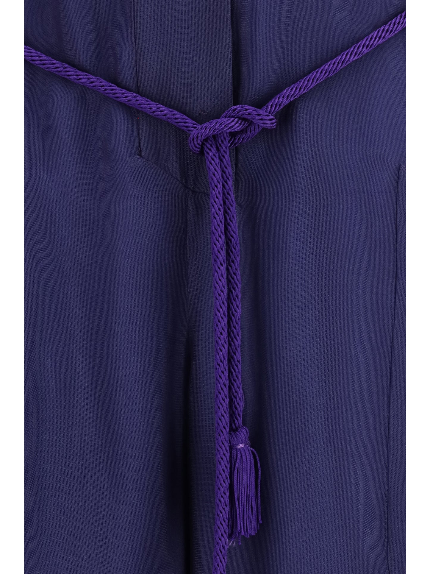 Jumpsuit Viscose and Silk Gauze Blue