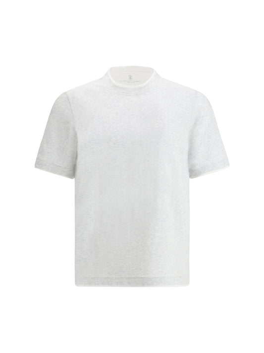 Cotton T-Shirt Pearl/Optical White