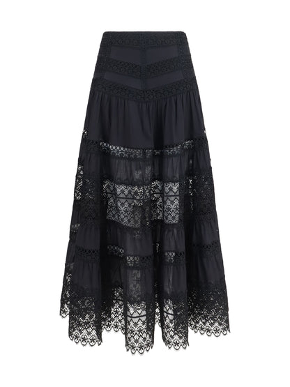 Long Skirt Serza Black