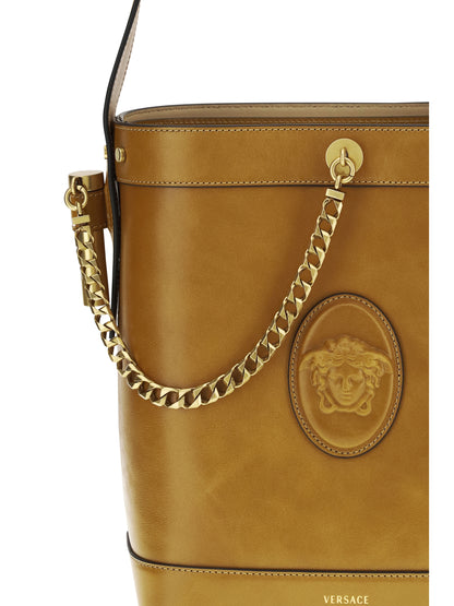 Bucket Bag Pivot Brown Leather