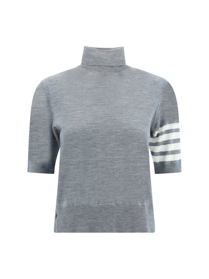 Turtleneck Sweater Virgin Wool Light Grey