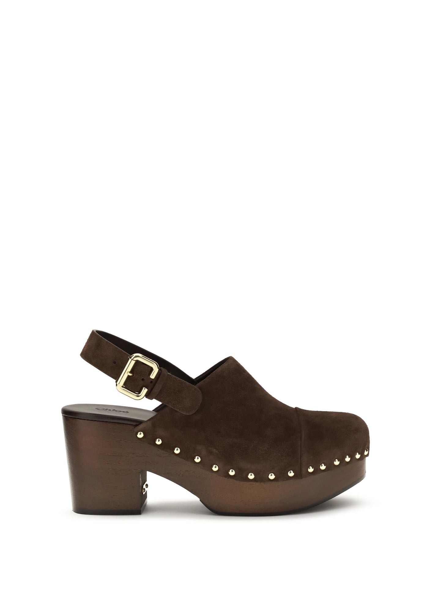 Wedge Clogs Jeannette Chocolate Brown