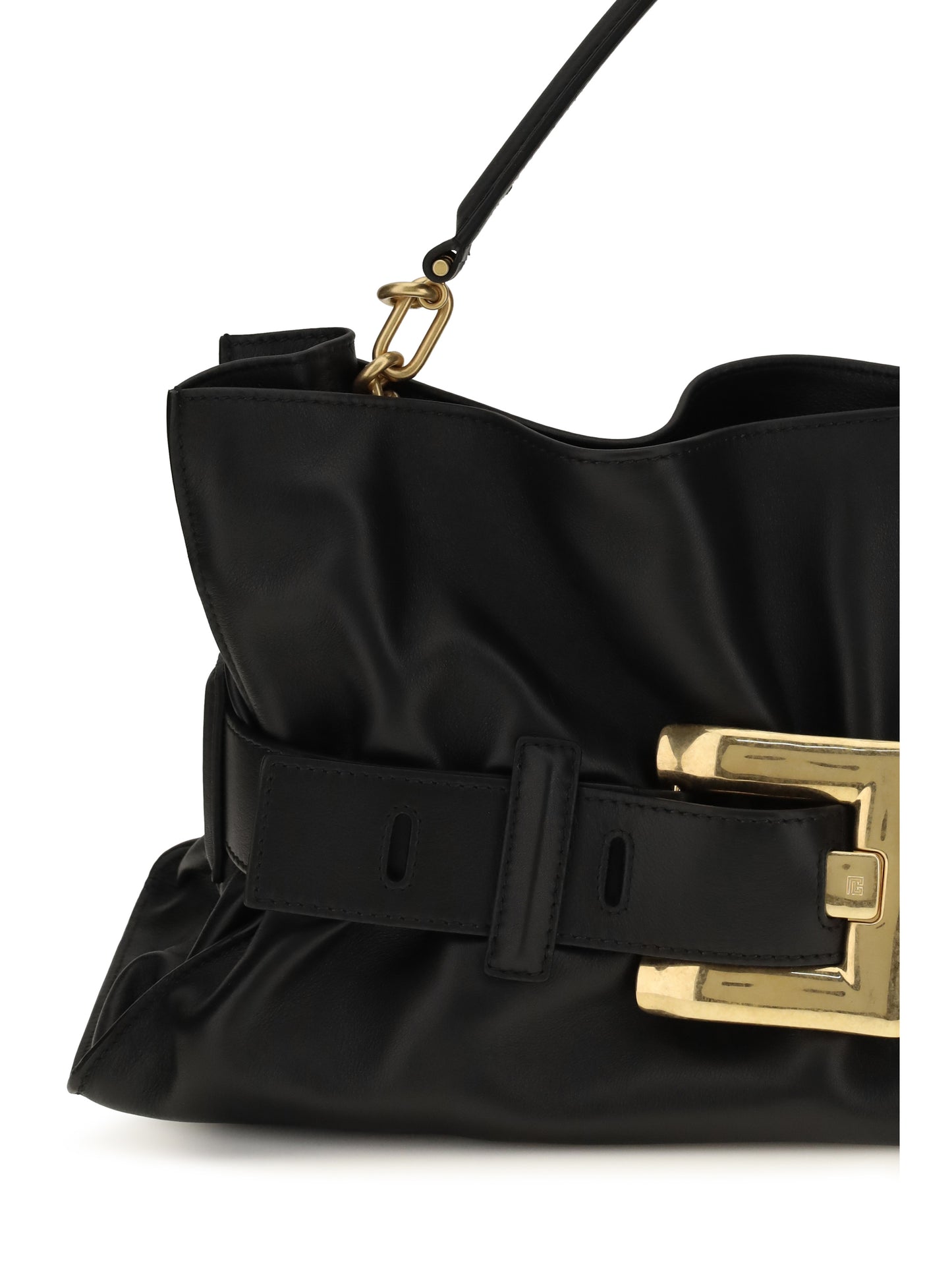 Handbag Anthem Black Calf Leather